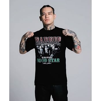 Amazon.co.jp: BADHOP バッドホップ Tシャツ ラップTシャツ